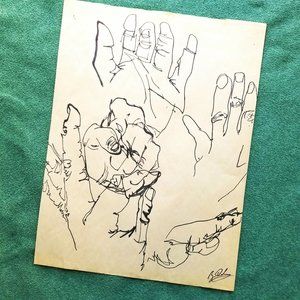 ORIGINAL ART - Blind Sketch (18x24)